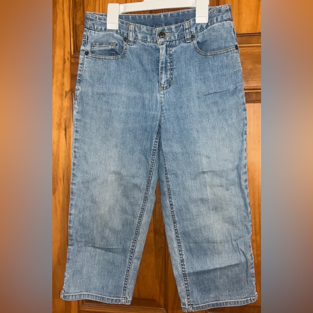 Talbots Blue Denim Capris
